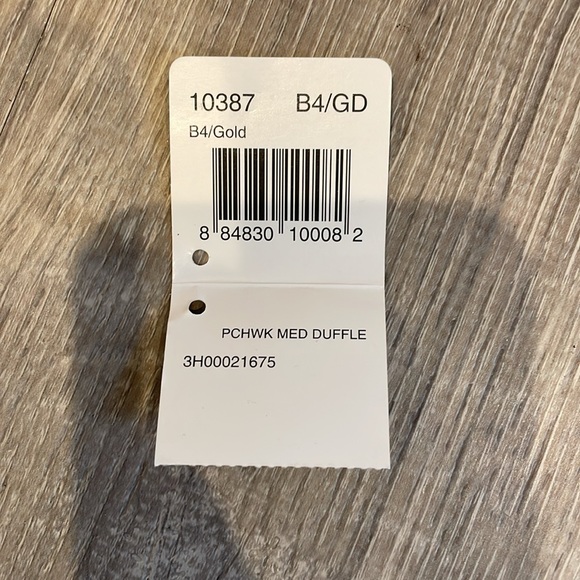 Coach Gold And Metallic Patchwork Medium Duffle Handbag - Picture 13 of 13